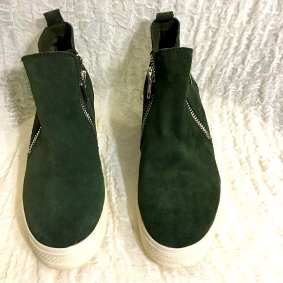 Steve Madden Green Wedgie Bootie Size 10M - Picture 3 of 10